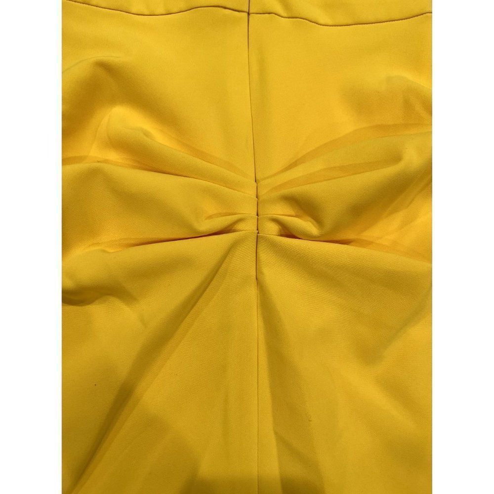 Nicole Miller Collection NWT Lace Cutout Minidress in Yellow Size 0 - Picture 6 of 8